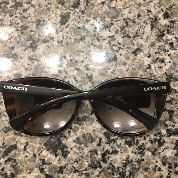 COACH dark tortoise sunglasses - Picture 3 of 6